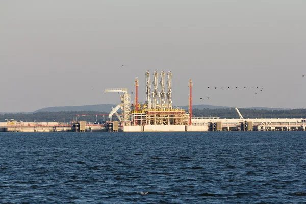 LNG-terminalen Świnoujście, Polen — Stockfoto