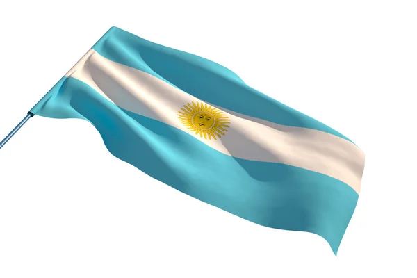 Argentinische Flagge — Stockfoto