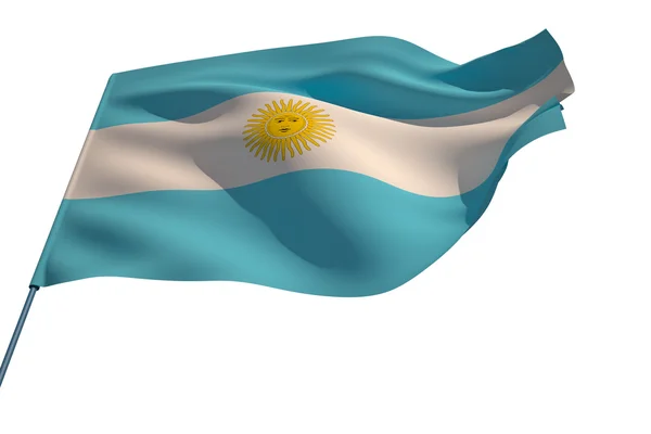 Argentinische Flagge — Stockfoto