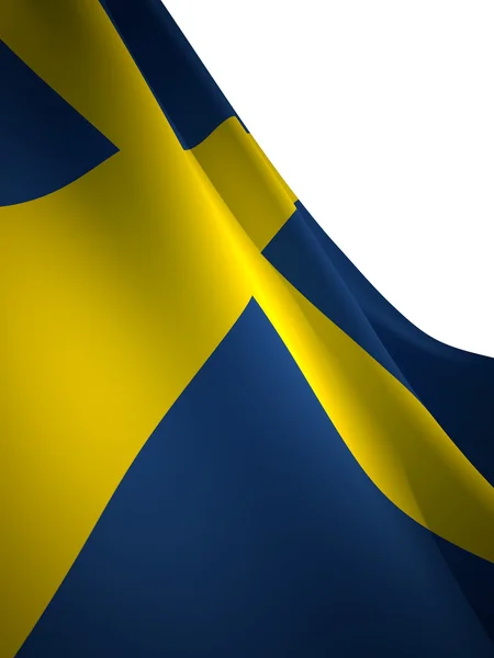 Flagga Sverige — Stockfoto