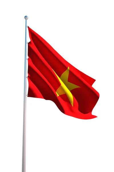 Bandeira do Vietname está acenando — Fotografia de Stock