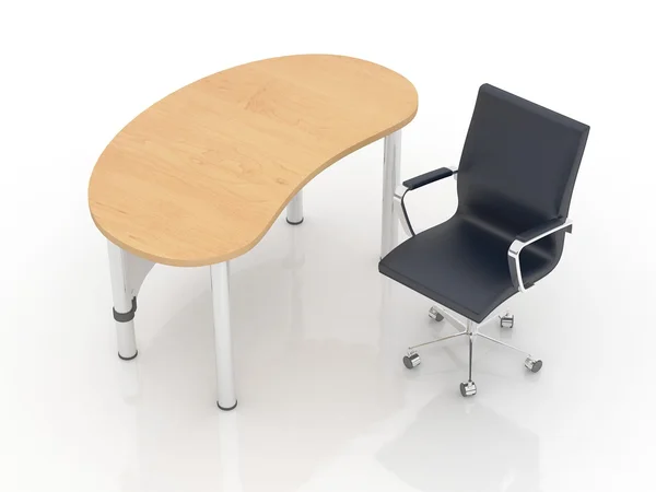 Office desk and chair — Stock Photo, Image