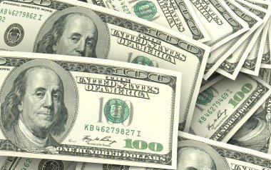 arka plan olarak dolar kazık