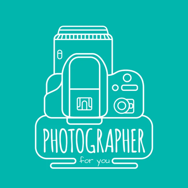 Fotógrafo para ti — Vector de stock