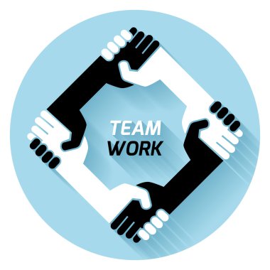 Takım çalışması. vektör