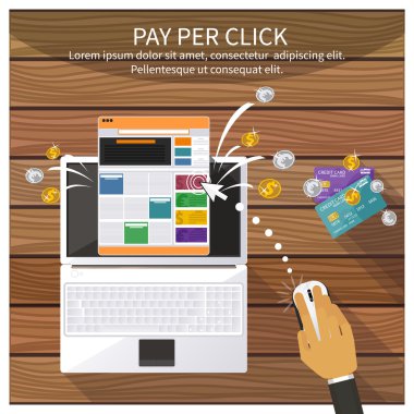 pay per click clipart