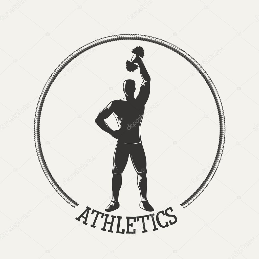 Vintage sports emblem