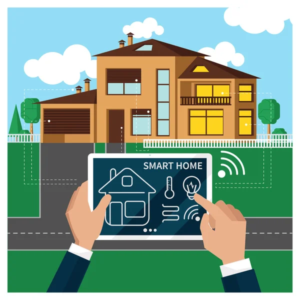 Hogar inteligente — Archivo Imágenes Vectoriales