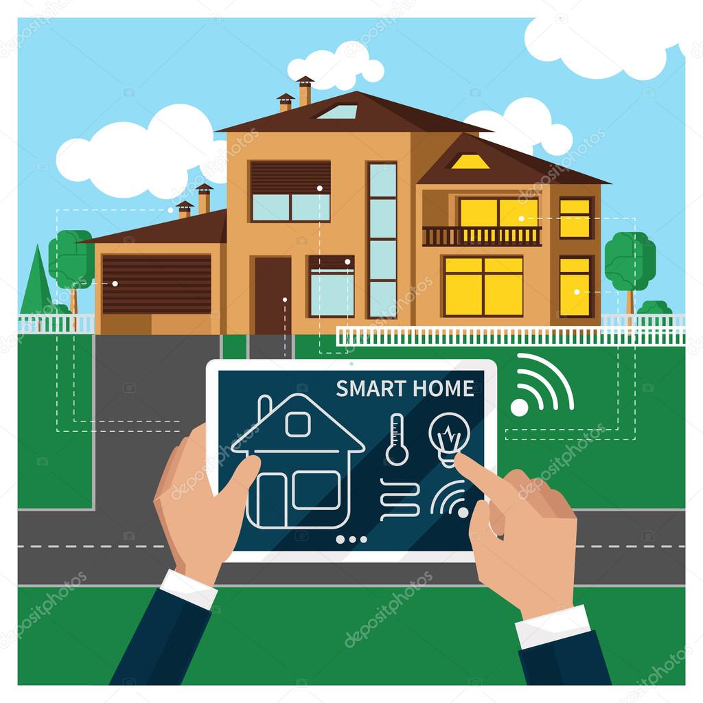 Smart home Stock Vector Image by ©Tohey22 #68065251