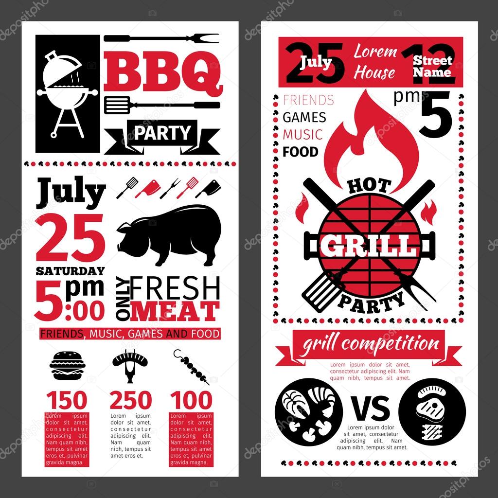 barbecue invitation