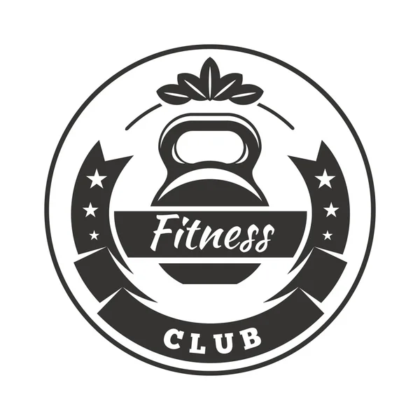 Logo del club de fitness — Archivo Imágenes Vectoriales