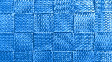 Mavi Arkaplan Örgü Kalıpları Kusursuz Desen.