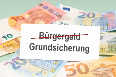 Yurttaş parası, Almanca, temel teminat para güvenliği, Almanya 'da işsizlik için yeni mali yardım reformu, sosyal sorun haline gelir.