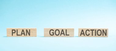 Plan, hedef ve eylem sektörü kavramı, ilerlemedeki bir sonraki adım, yeni strateji, vizyon bir hedef, çözüm, fırsat ve başarı