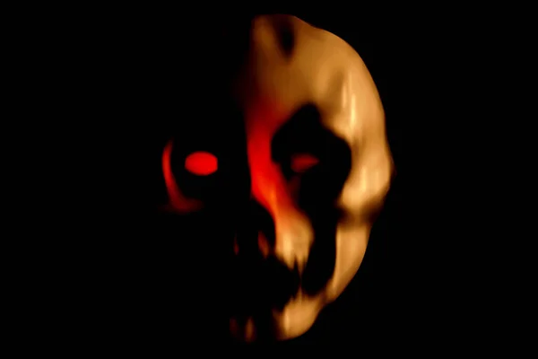 Ghost Mask Black Background — Stock Photo, Image