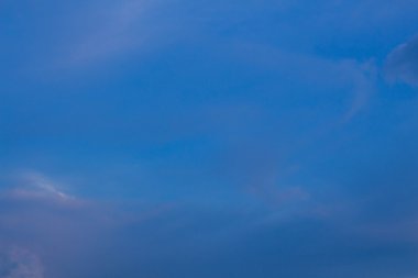 Mavi gökyüzü gün