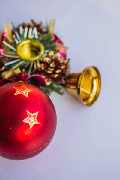 Bolas y fondo blanco — Foto de Stock