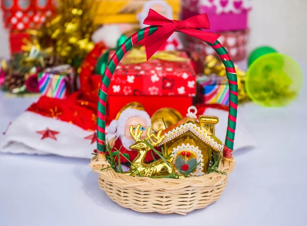 Basket of Santa Claus — Stock Photo, Image