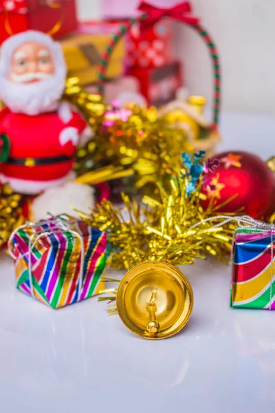 Santa Claus and gifts — Stock Photo, Image