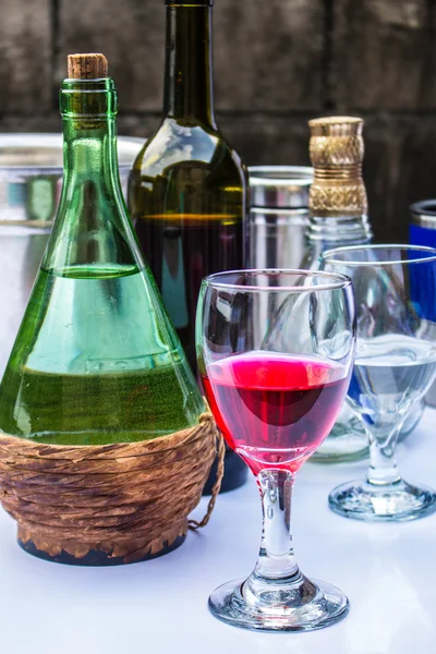 Wein und Getränke — Stockfoto