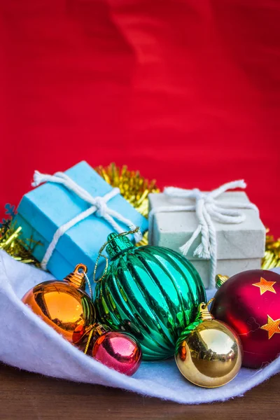 Gifts decorated in Christmas — Stock Photo, Image