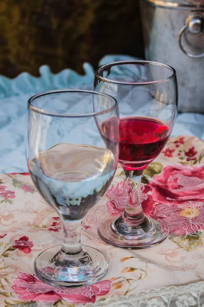 Deux verres à vin — Photo