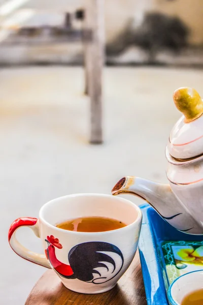 After a cup of tea — Stock Photo, Image