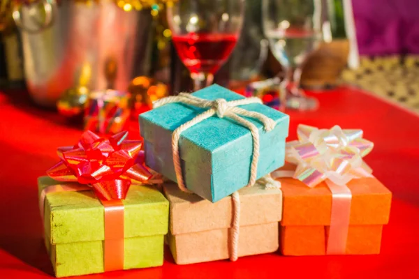 Multicolored gifts — Stock Photo, Image