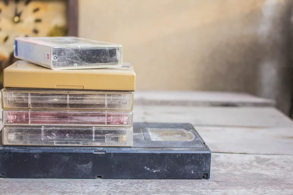 Old cassette on floor. — Stock Photo, Image