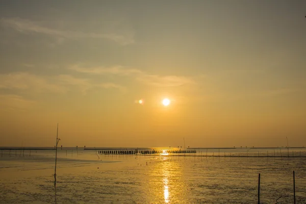 Sol e atmosfera no mar — Fotografia de Stock