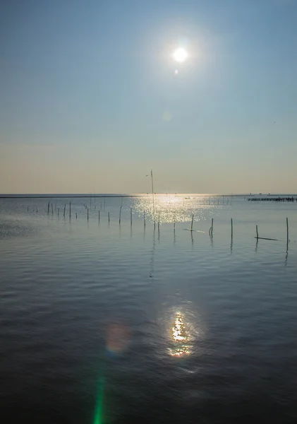 Sonnenlicht auf See. — Stockfoto