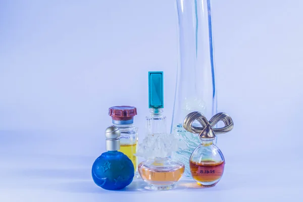 Many perfume bottle — Stock Photo, Image