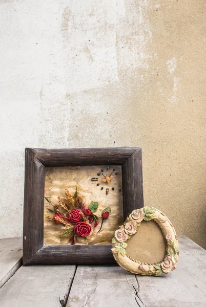 Picture frames on table. — Stock Photo, Image