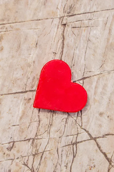 Hjärta form på en sten. — Stockfoto