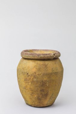 Arka plan üzerinde eski kavanoz