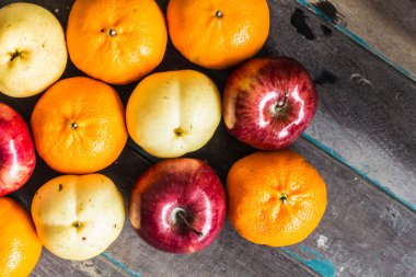 Renkli çeşitli meyve