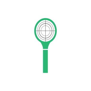 sivrisinek raket vektör ilüstrasyon simgesi logo şablonu