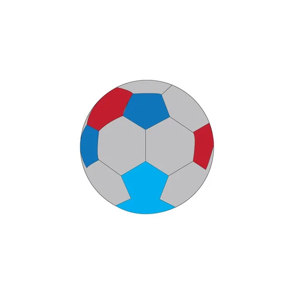 Bola Vector Diseño Ilustración Icono Logo Templa — Vector de stock