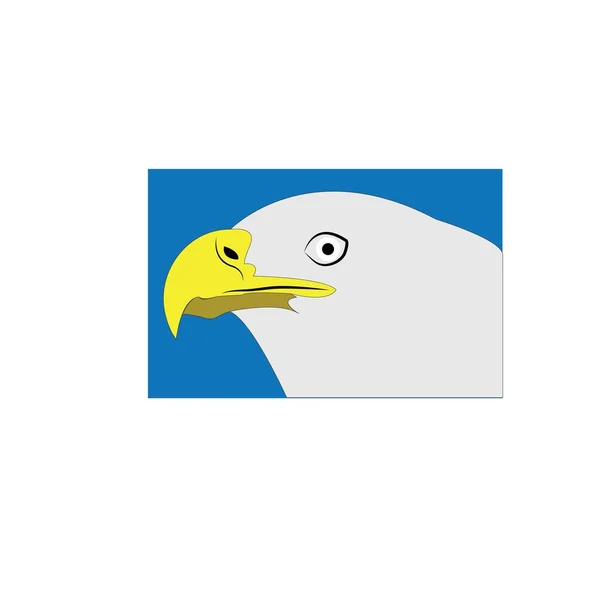 Bird Beak Vector Design Ilustration Icon Λογότυπο Templa — Διανυσματικό Αρχείο