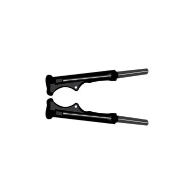 Şok kırıcı vektör tasarımı ilüstrasyon simgesi logo şablonu