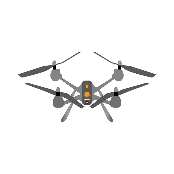 Drone Design Vettore Ilustrazione Icona Logo Templat — Vettoriale Stock