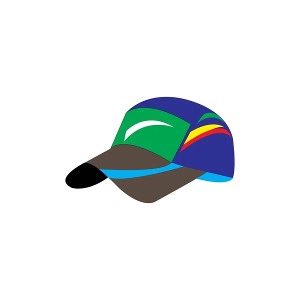 Дизайн Капелюха Векторна Піктограма Логотип Темплатформа — стоковий вектор