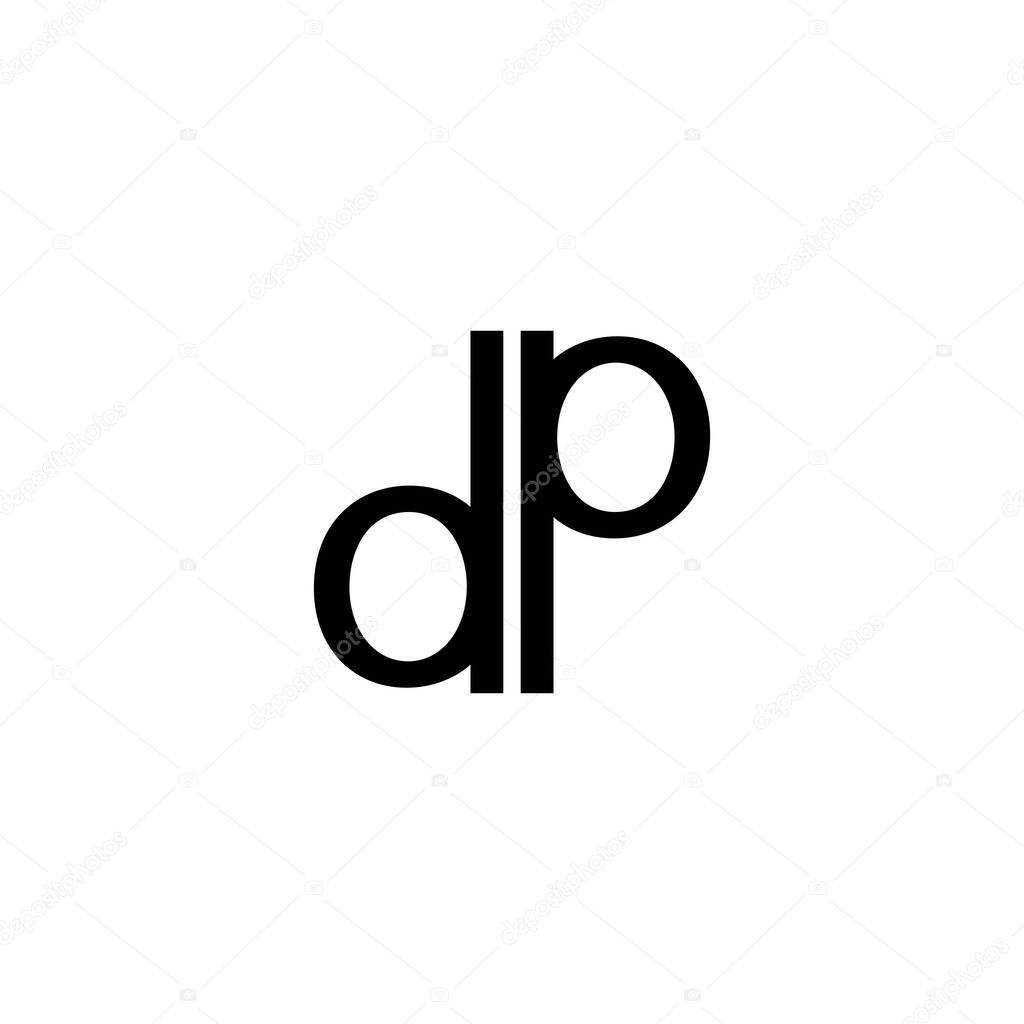 Dp logo design ilustration icon vector templat