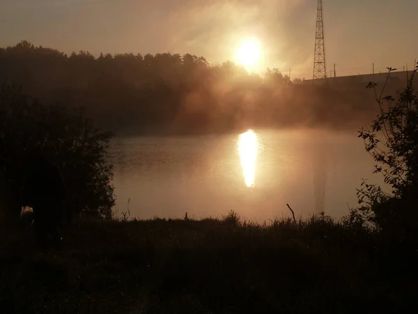 Sonnenuntergang See — Stockfoto