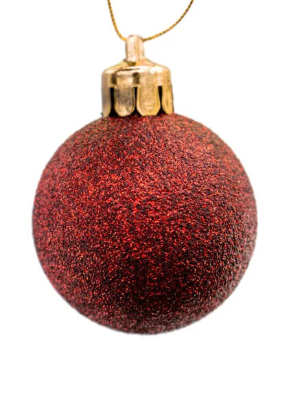 Yeni yıl koyu kırmızı mat Küre 