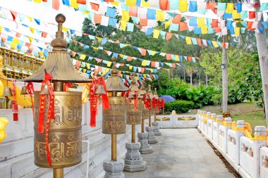 Hainan, Çin Nanshan Tapınağı sahne