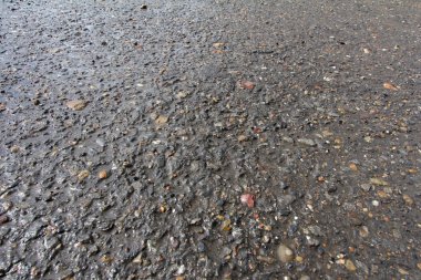 Islak gri asfalt, asfalt doku için arka plan