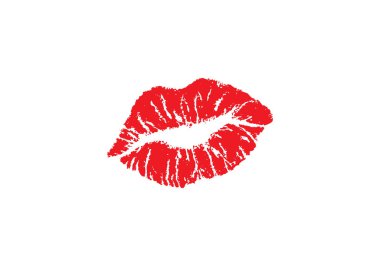 Sıçrama öpücük logosu tasarımı şablonu. Bu logo simgesi yaratıcı bir şekilde soyut şekilli anonim şirket.