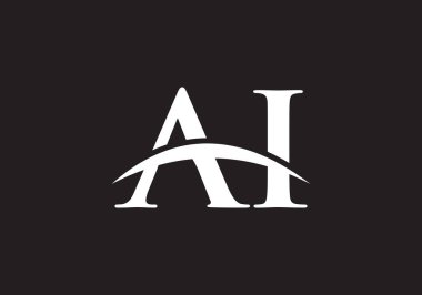 Al Letter logosu. AI Letter logo tasarım şablonu.