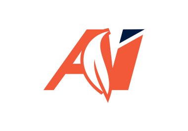 Al Letter logosu. AI Letter logo tasarım şablonu.